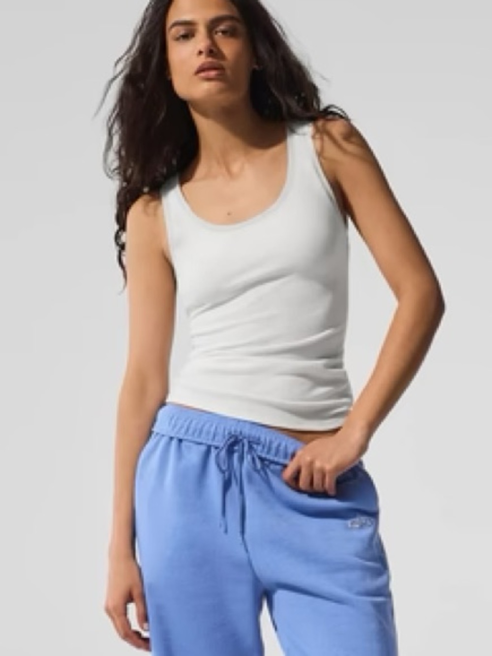 ALO Ribbed Mesh Secret Tank - Picture 2 of 5